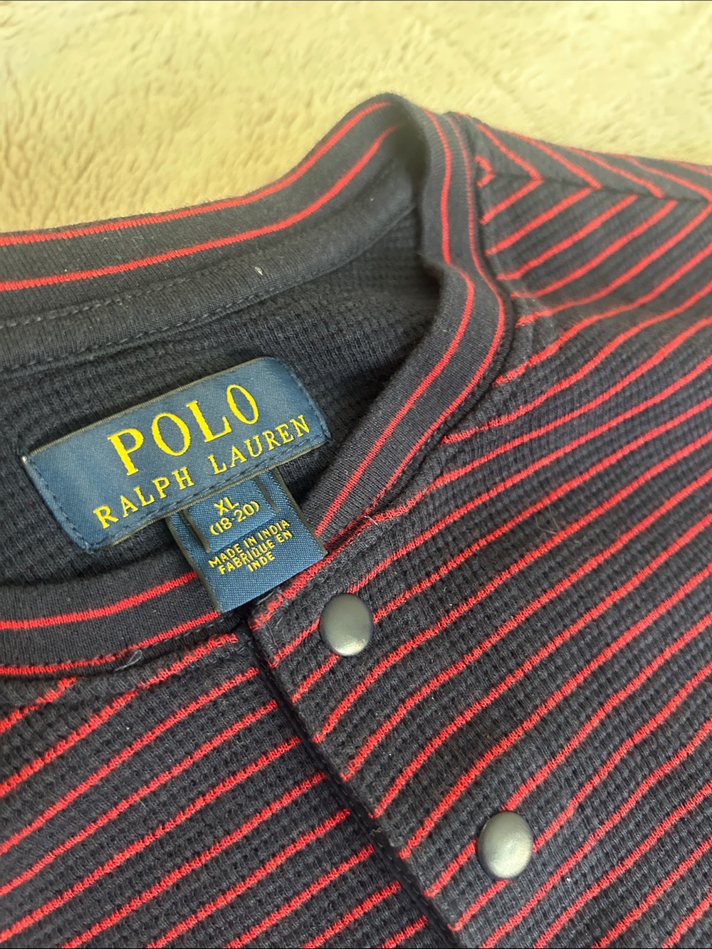 NWT Polo Ralph Lauren boys striped henley - Picture 6 of 13